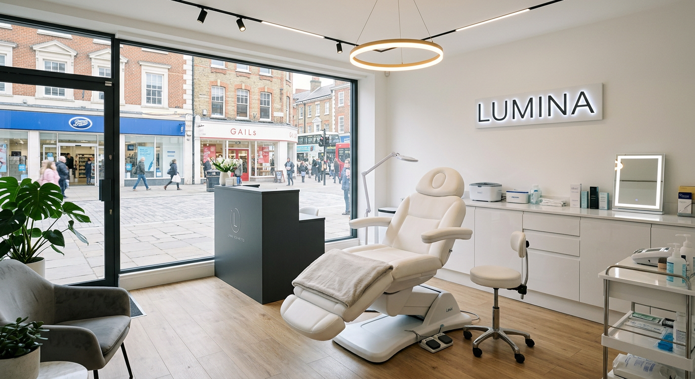 Aesthetics clinic treatment room