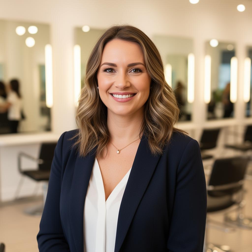 Salon owner speaking with a BuyMySalon specialist