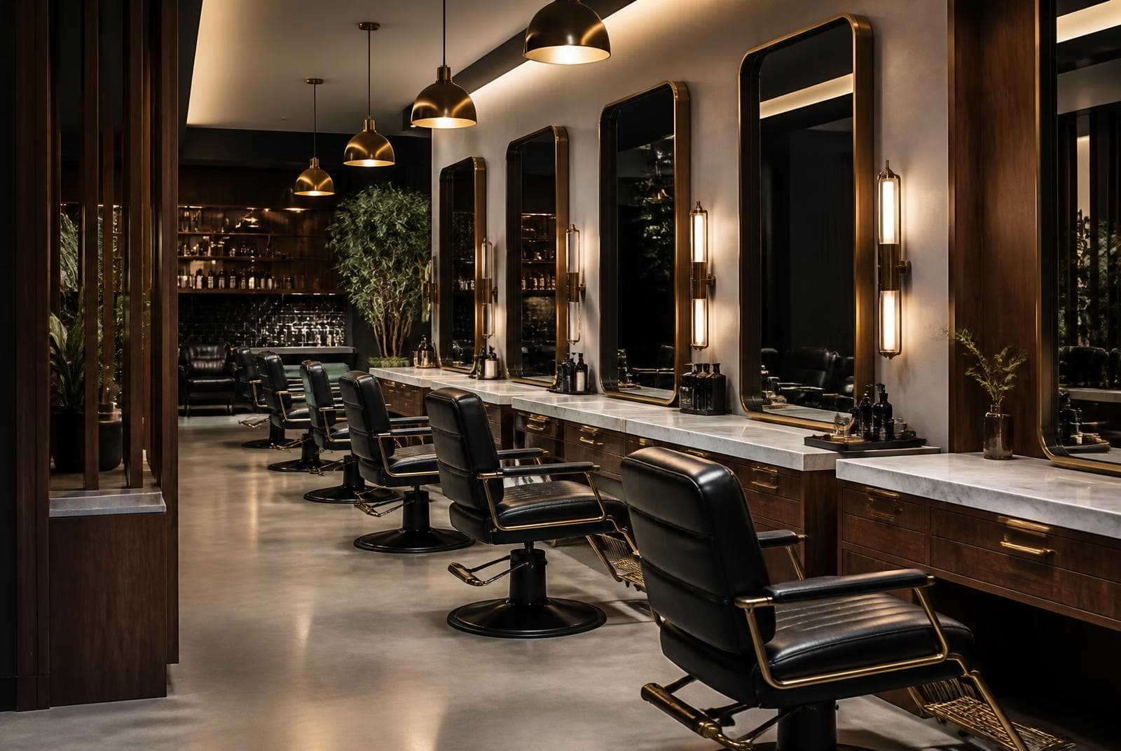 Interior of Award-Winning Profitable Hair Salon, a hair salon for sale in London